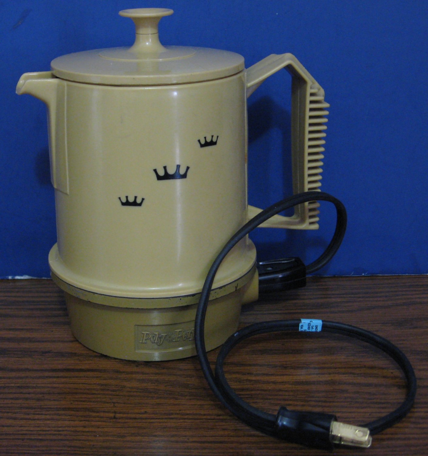 Royal Poly Perk 2 4 Cup Electric Coffee Percolator 1970s Vintage