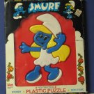 Smurfs Plastic Frame Tray Puzzle Smurfette - Illco - 1980s Vintage