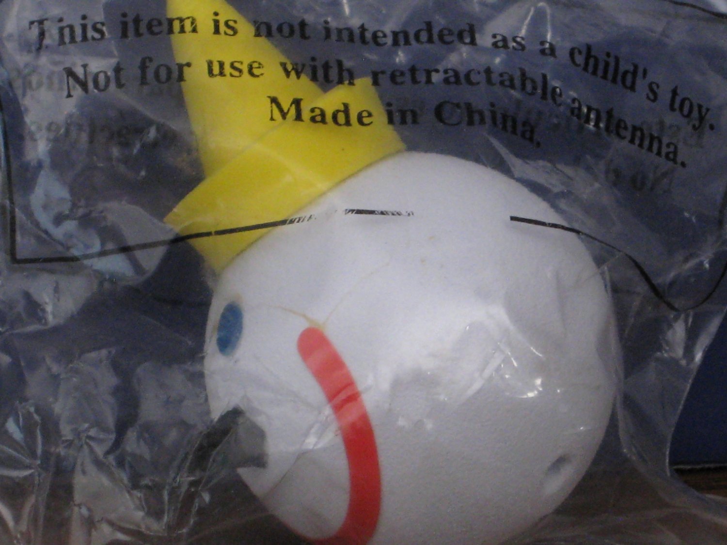 SOLD Jack in the Box Original Plain Antenna Ball New 1990s