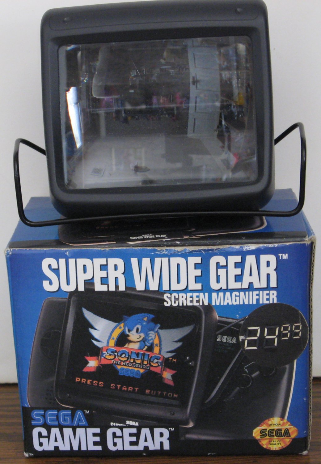 Sega Game Gear Super Wide Gear Screen Magnifier with Box 1992 Vintage