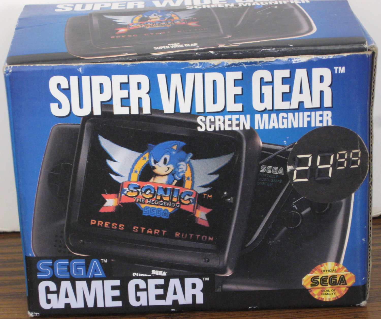 SOLD Sega Game Gear Super Wide Gear Screen Magnifier with Box 1992