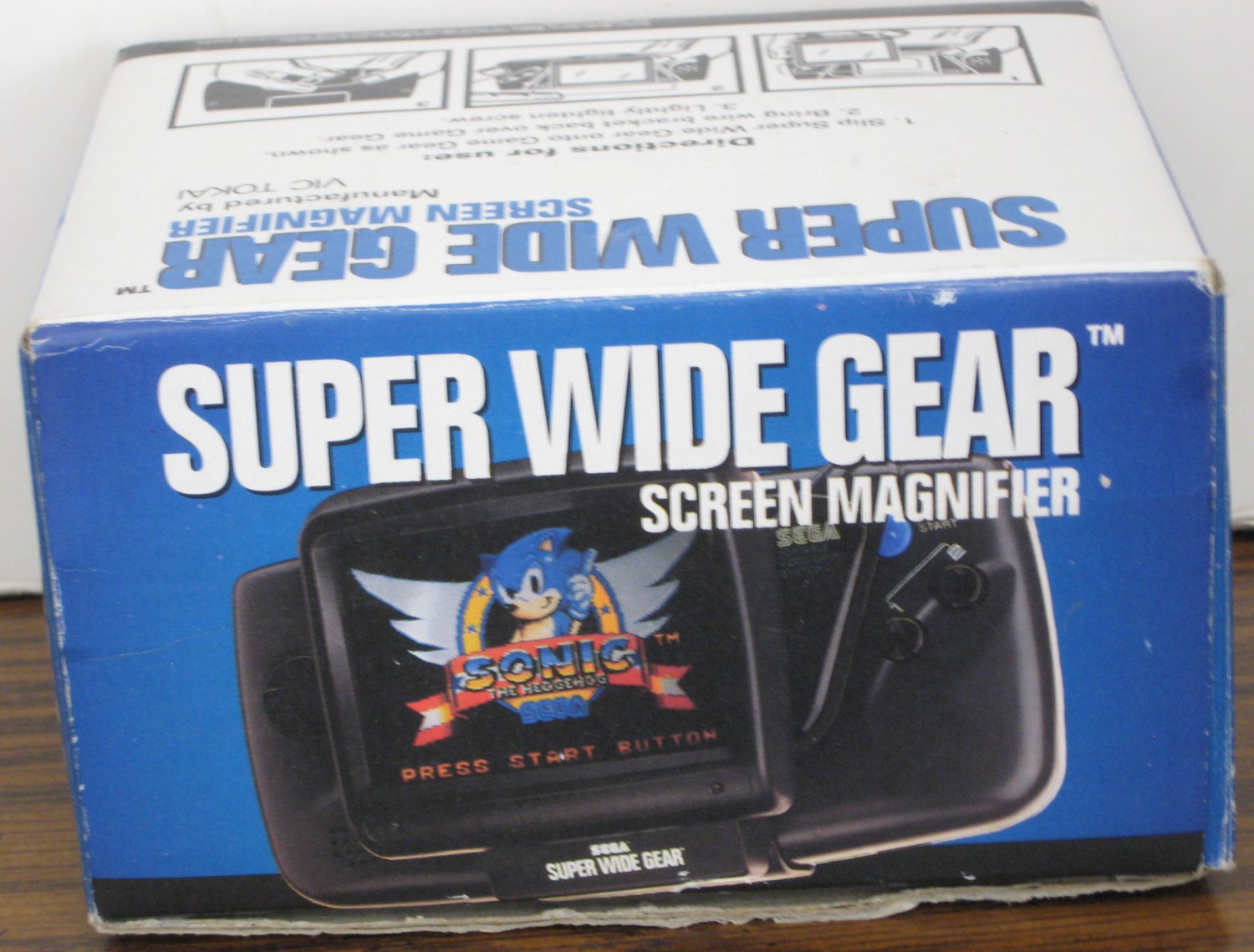 SOLD Sega Game Gear Super Wide Gear Screen Magnifier with Box 1992