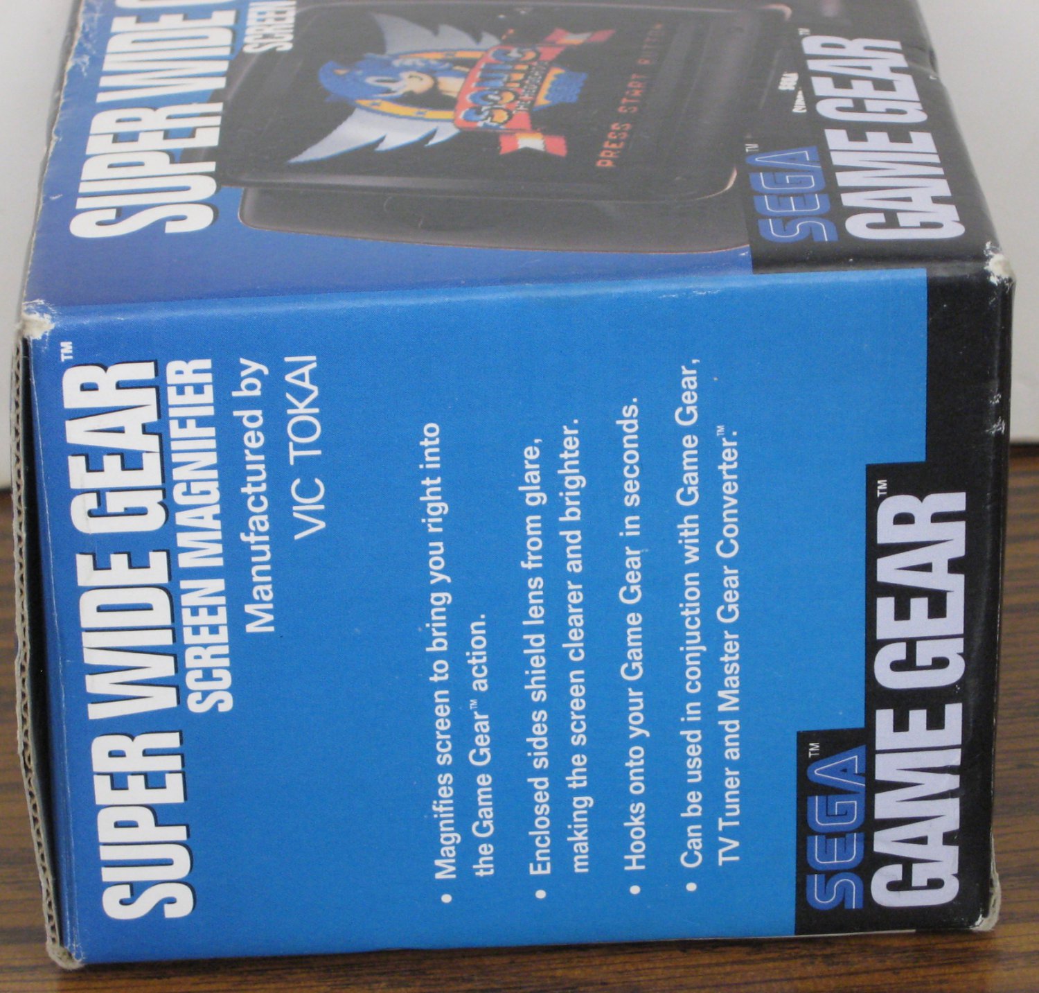 SOLD Sega Game Gear Super Wide Gear Screen Magnifier with Box 1992