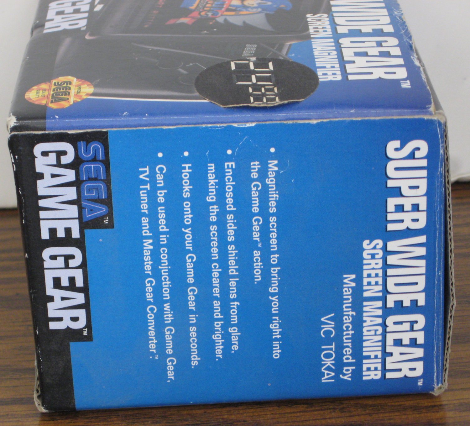 SOLD Sega Game Gear Super Wide Gear Screen Magnifier with Box 1992
