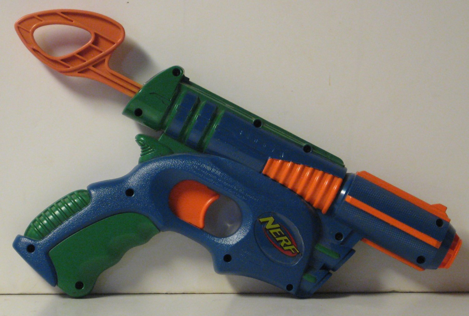 Nerf Tech Target Eliminator Single Shot Soft Dart Gun Blue Green