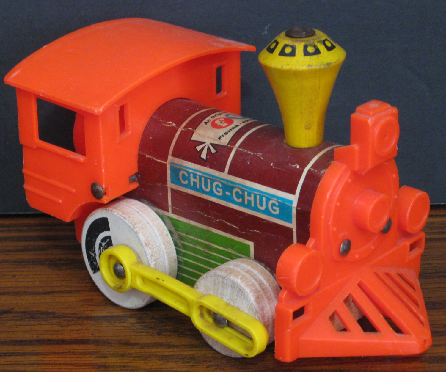 Fisher Price Chug Chug Train Engine - Locomotive - 1970s Vintage