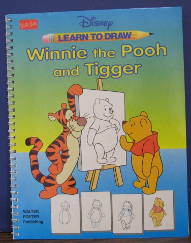 Disney Learn to Draw Winnie the Pooh and Tigger - 1991 Vintage