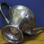 Electroplated Copper Teapot with Lead Mounts - 8" Tall - EP Copper - 1950s Vintage