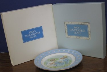Avon Tenderness Collector Plate - With Box - 1974 Vintage