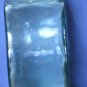 Early to Mid 20th Century Short Green Glass Bottle / Whiskey Decanter - 3.75"