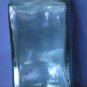 Early to Mid 20th Century Short Green Glass Bottle / Whiskey Decanter - 3.75"