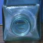 Early to Mid 20th Century Short Green Glass Bottle / Whiskey Decanter - 3.75"