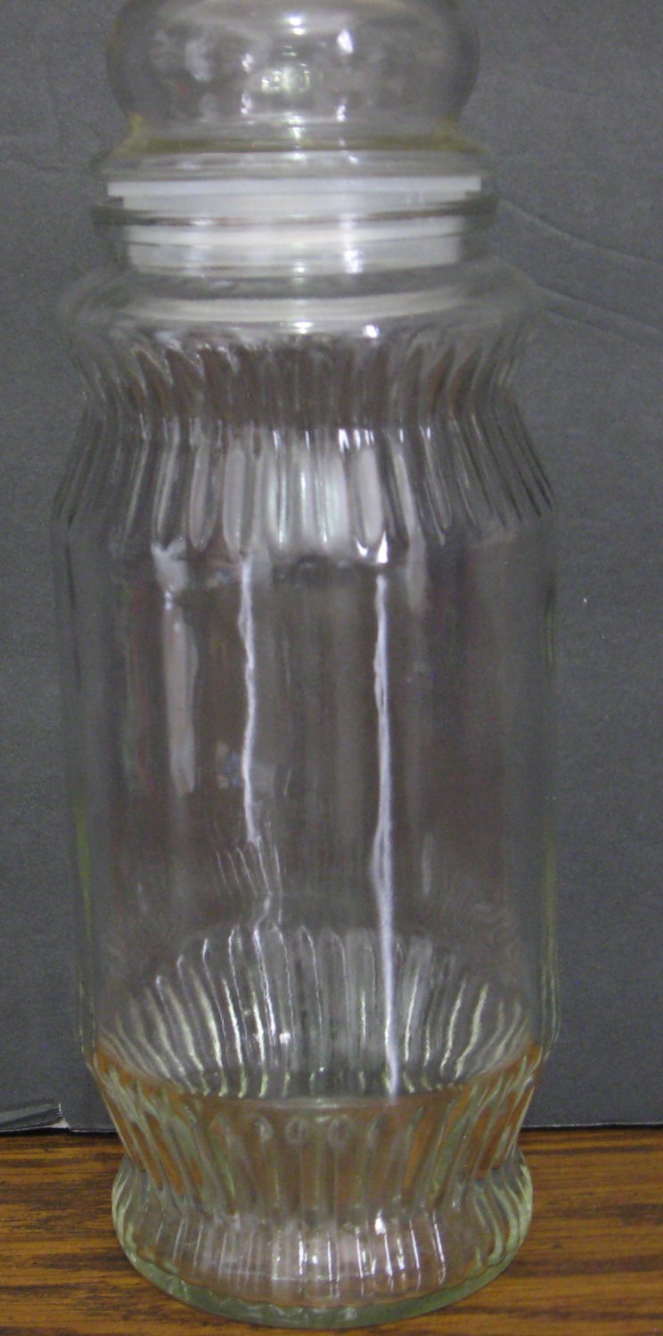 LOC Planters Peanuts and Other Nuts Glass Jar 10 " Mr. Peanut