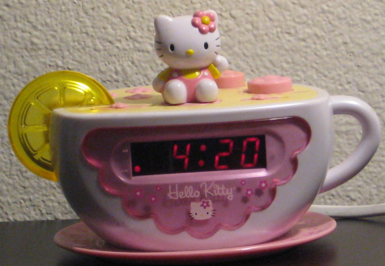 hello kitty teacup alarm