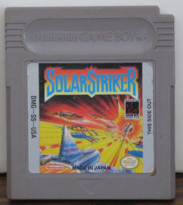 Nintendo Game Boy SolarStriker Arcade Style Shooter - Gameboy - 1990 Vintage