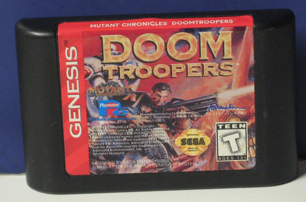 Doom troopers sega. Дум труперс сега игра. Картридж игра Sega: Doom Troopers. Картридж игра Sega: Doom. Сега картридж дуум.
