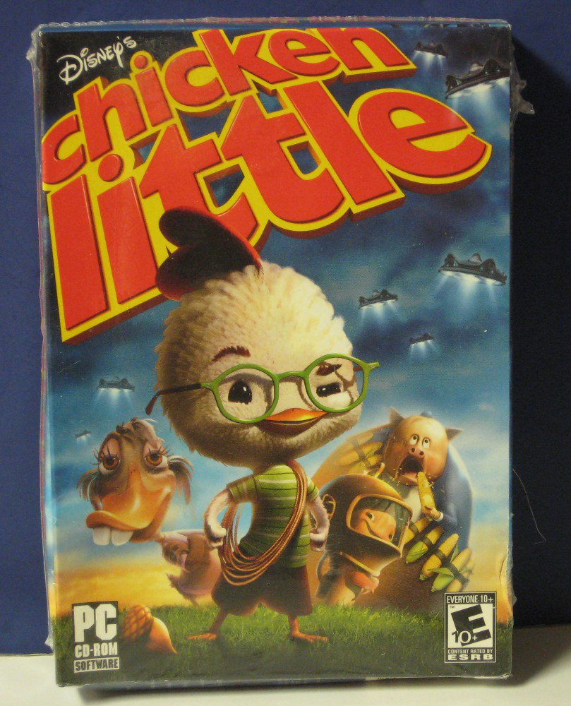 PC CD Game - Chicken Little Movie Game Disney New / Shrinkwrapped Factory Sealed