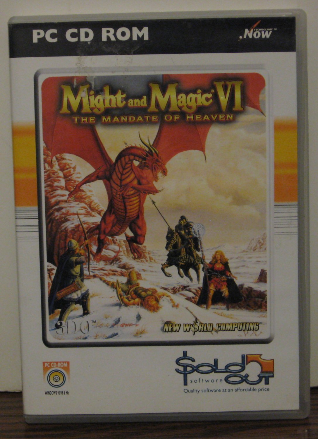 PC CD Game - Might and Magic VI Mandate of Heaven - 3D0 / New World - 2001 Vintage