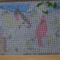 Dimensions Needlepoint or Cross Stitch Song Birds Pattern - Partially Worked - 1985
