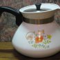 Corning Ware Wildflower Pattern Teapot P-104 6 Cup 1970s / 1980s Vintage - Tea Pot