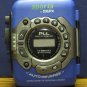 GPX C3327RS Personal Sports Portable Cassette Player AM / FM Radio - Blue