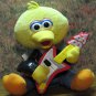 Sesame Street Rock and Roll Big Bird Singing Doll NEEDS REPAIR - 1999 Vintage
