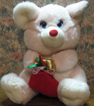 Sugar Loaf Plush Winter / Christmas Kitty or Mouse 10" - 1998 Vintage