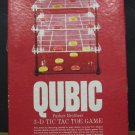 Qubic 3D 4 Level Tic-Tac-Toe Game - Parker Brothers #400 - 1965 Vintage