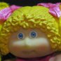 Cabbage Patch Kids PVC Bedtime Blonde Girl Figure - 2 3/4" - 1985 Vintage