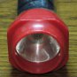 Flashlight - Eveready Magnet Lite Magnetic - Chrome / Red Plastic - 10" - 1957 Vintage