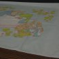 Peter Rabbit / Benjamin Bunny Beatrix Potter Pillow Case - Blue - 1970s Vintage