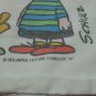 Peanuts Charlie Brown and Gang Pillow Case - Happiness is Being One - 1971 Vintage