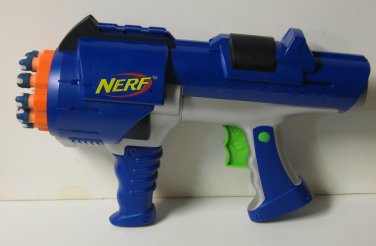 Nerf Dart Tag Hyperfire 10 Round Soft Dart Revolver Blaster Gun - Blue