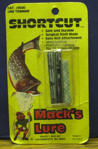 Mack's Lure - Shortcut - Fishing Line Rod Mounted Trimmer - 9500 - 1983 Vintage