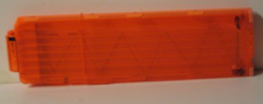 Nerf N-Strike Elite 18 Round Magazine Clip - Clear / Orange