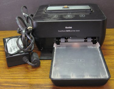 Kodak EasyShare Camera Printer Dock G610 - Black - UNTESTED - NO INK or PAPER