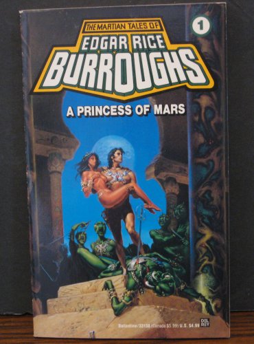 Edgar Rice Burroughs - Barsoom 01 Princess of Mars Michael Whelan Cover - 1980s Vintage
