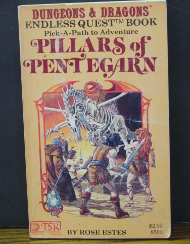 Dungeons and Dragons Endless Quest Book 03 - Pillars of Pentegarn - 1982 Vintage