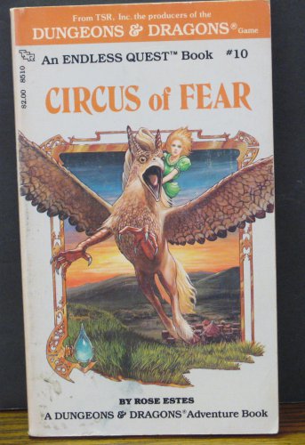 Dungeons and Dragons Endless Quest Book 10 - Circus of Fear - 1983 Vintage