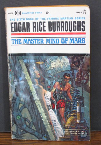 Edgar Rice Burroughs - Barsoom 06 Master Mind of Mars Bob Abbett Cover - 1969 Vintage