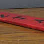 Sorority Paddle Zeta Tau Alpha - Faye / Julie - Albion College - 1957 Vintage