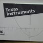 Texas Instruments TI-86 Graphing Calculator Guidebook Manual - 1997 Vintage