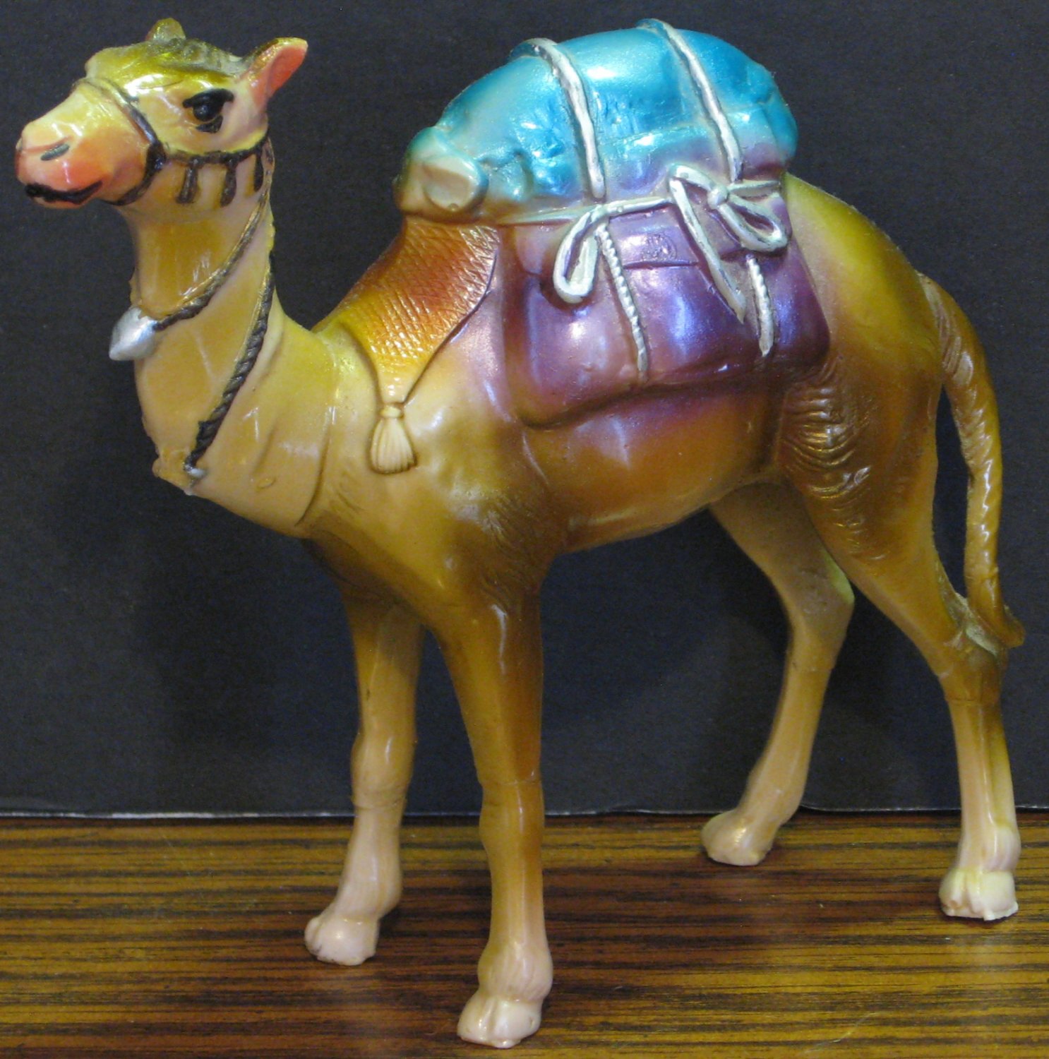 Resin Camel Christmas Nativity 5" Figurine - 1990s Vintage