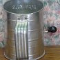 Bromwell Aluminum 3 Cup Flour Measuring Sifter - 1960s / 1970s Vintage