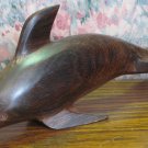 Wood Dolphin Decorative Figure - 8" - 1960s / 1970s Vintage