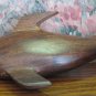 Wood Dolphin Decorative Figure - 8" - 1960s / 1970s Vintage