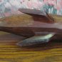 Wood Dolphin Decorative Figure - 8" - 1960s / 1970s Vintage