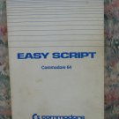 Computer Book - Commodore 64 Easy Script Spreadsheet Manual - 1980s Vintage