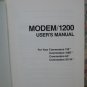Computer Book - Commodore 1670 Modem 1200 User's Manual - 1987 Vintage