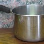 Revere Ware 7 Inch Soup Pot - 4 1/2" Deep - NON COPPER - NO LID - 1970s Vintage